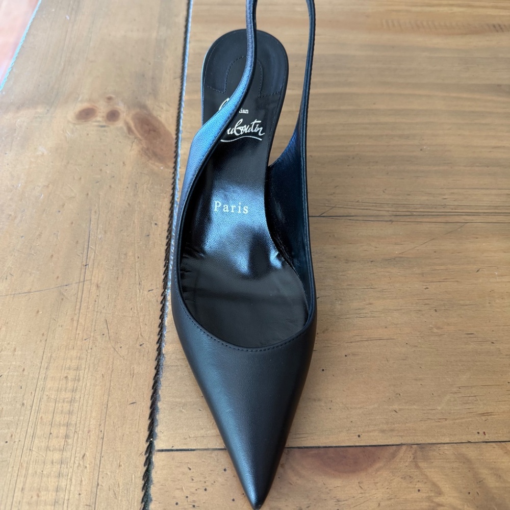 Christian Louboutin Clara Napa Slingback blk - Picture 2 of 12